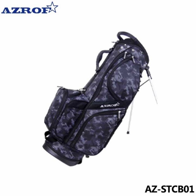 アズロフ AZ-STCB01 スタンドキャディバッグ No.104 カモフラブラック 9.0型 2.7kg 軽量 46インチ対応 AZROF  10pの通販はau PAY マーケット フルショット au PAY マーケット－通販サイト
