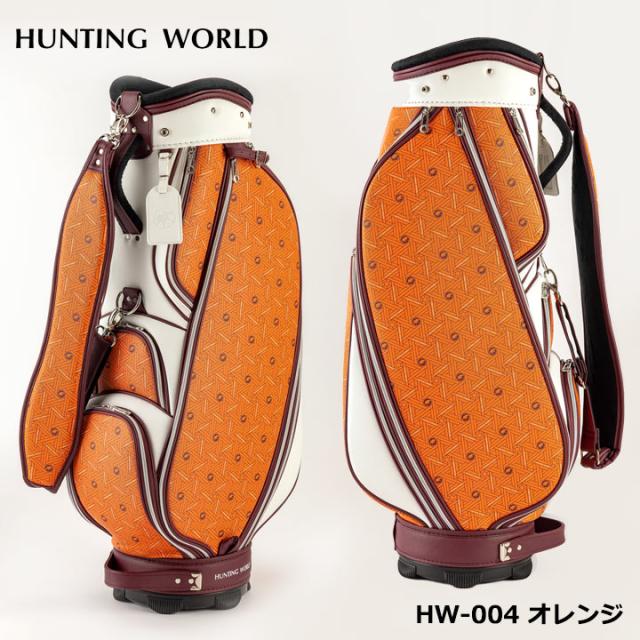 サッカースパイク モナルシーダNEO 23.5cm ハンティングワールド HW-004 キャディバッグ オレンジ 9型 4.1
