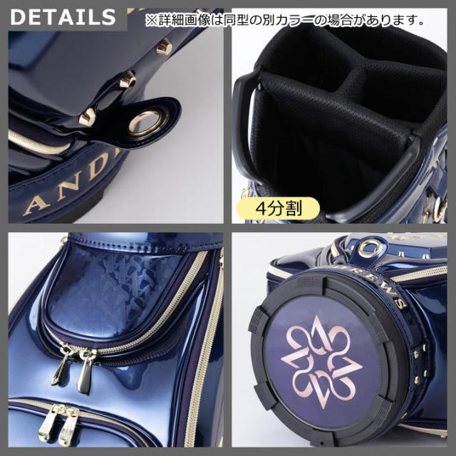 セントアンドリュース 042-3980811 STA ロゴエナメルキャディバッグ