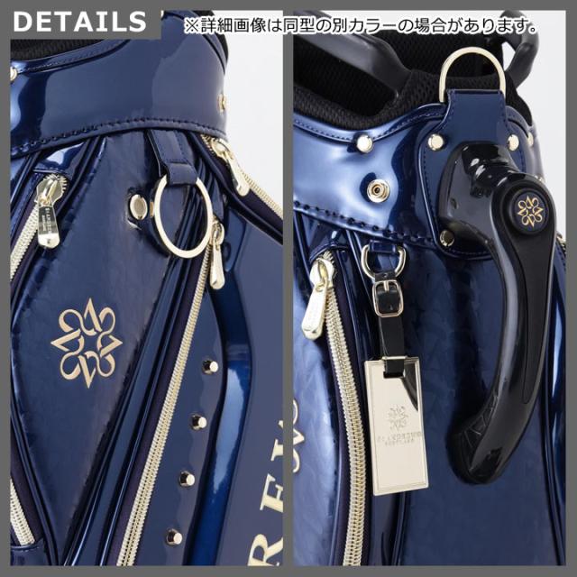 St ANDREWS(セントアンドリュース)：STAロゴエナメルキャディバッグ St ANDREWS セントアンドリュース 8.5型 エナメル キャディー