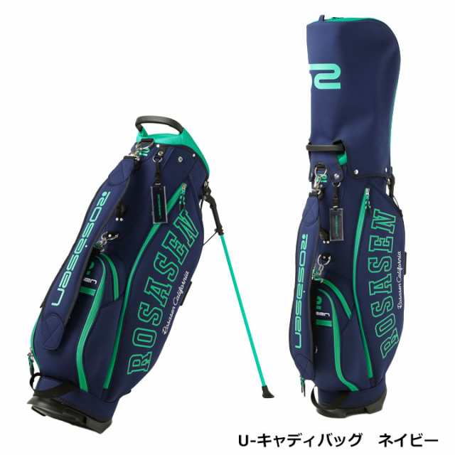 ロサーセン 046-11301 スタンド型 U-キャディバッグ （98）ネイビー 口径 8.5型 3.1Kg 47インチ対応 5分割 Rosasenの通販はau  PAY マーケット - フルショット | au PAY マーケット－通販サイト