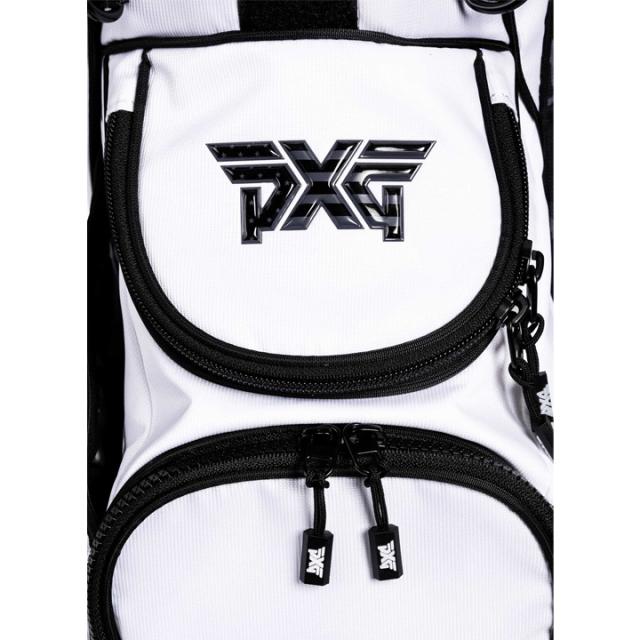 ピーエックスジー フリーダムコレクション ライトウェイト キャリースタンドバッグ（White/Black） 4分割 キャディバッグ Freedom Collection - LW Carry Stand Bag PXG ピーエックスジー フリーダムコレクション ライトウェイト キャリー