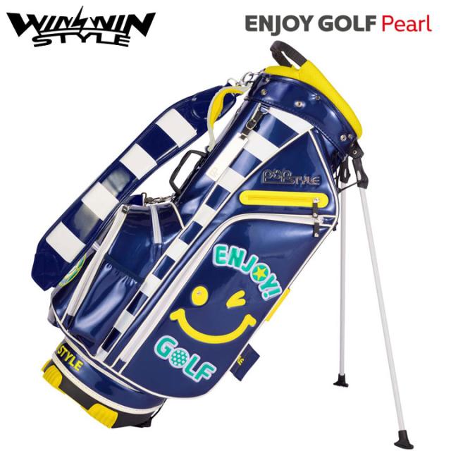 ウィンウィンスタイル CB-141 エンジョイ ゴルフ パール (ブルー)  スタンドバッグ  ENJOY GOLF PEARL STAND BAG ゴルフキャディバッグ WINWIN STYLE
