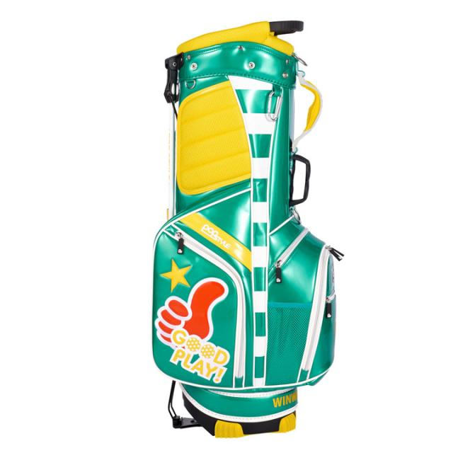 ウィンウィンスタイル CB-142 エンジョイ ゴルフ パール (グリーン) スタンドバッグ ENJOY GOLF PEARL STAND BAG ゴルフキャディバッグ WINWIN STYLE_2
