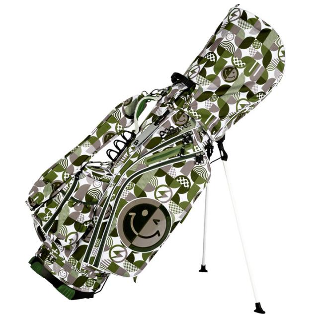 ウィンウィンスタイル CB-155 マルチアイコン (カーキ) 軽量 スタンドバッグ MULTI ICON STAND BAG ゴルフキャディバッグ WINWIN STYLE_2