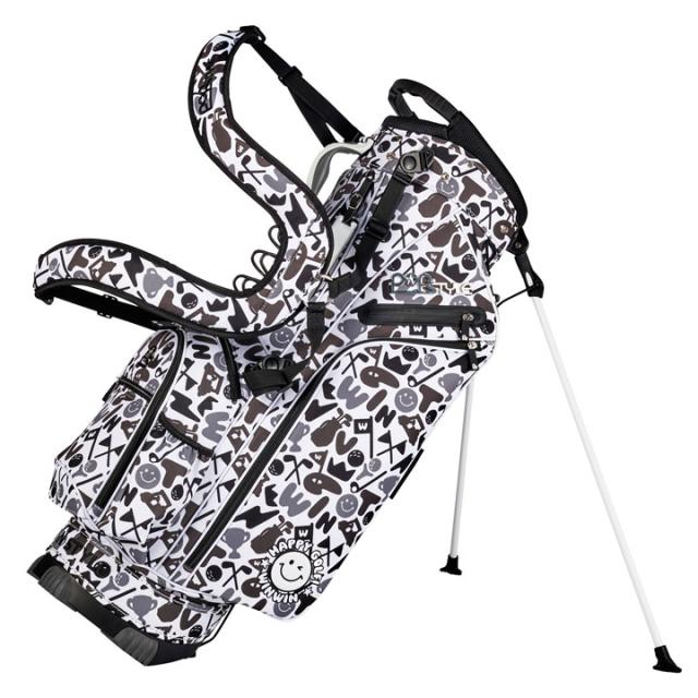 ウィンウィンスタイル CB-161 ハッピー ゴルフ （ブラック）スタンドバッグ HAPPY GOLF STAND BAG ゴルフキャディバッグ WINWIN STYLE_1