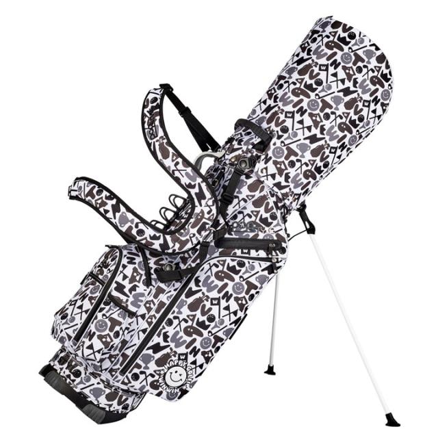 ウィンウィンスタイル CB-161 ハッピー ゴルフ （ブラック）スタンドバッグ HAPPY GOLF STAND BAG ゴルフキャディバッグ WINWIN STYLE_2