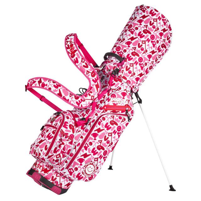 ウィンウィンスタイル CB-163 ハッピー ゴルフ （ローズ）スタンドバッグ HAPPY GOLF STAND BAG ゴルフキャディバッグ WINWIN STYLE_2