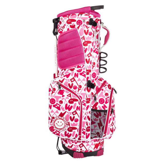 ウィンウィンスタイル CB-163 ハッピー ゴルフ （ローズ）スタンドバッグ HAPPY GOLF STAND BAG ゴルフキャディバッグ WINWIN STYLE_3