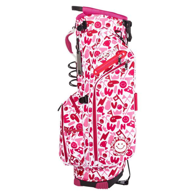 ウィンウィンスタイル CB-163 ハッピー ゴルフ （ローズ）スタンドバッグ HAPPY GOLF STAND BAG ゴルフキャディバッグ WINWIN STYLE_5