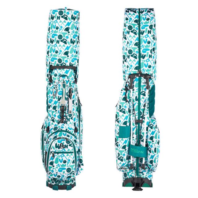 WINWIN GOLF ハッピーゴルフ スタンドキャディバッグ ミントグリーン