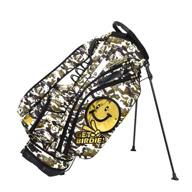 ウィンウィンスタイル CB-167 ゲットバーディカモ (カーキ) 軽量 スタンドバッグ GET BIRDIE! CAMO STAND BAG ゴルフキャディバッグ WINWIN STYLE_1