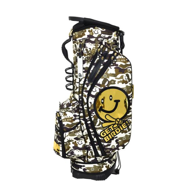 ウィンウィンスタイル CB-167 ゲットバーディカモ (カーキ) 軽量 スタンドバッグ GET BIRDIE! CAMO STAND BAG ゴルフキャディバッグ WINWIN STYLE_2