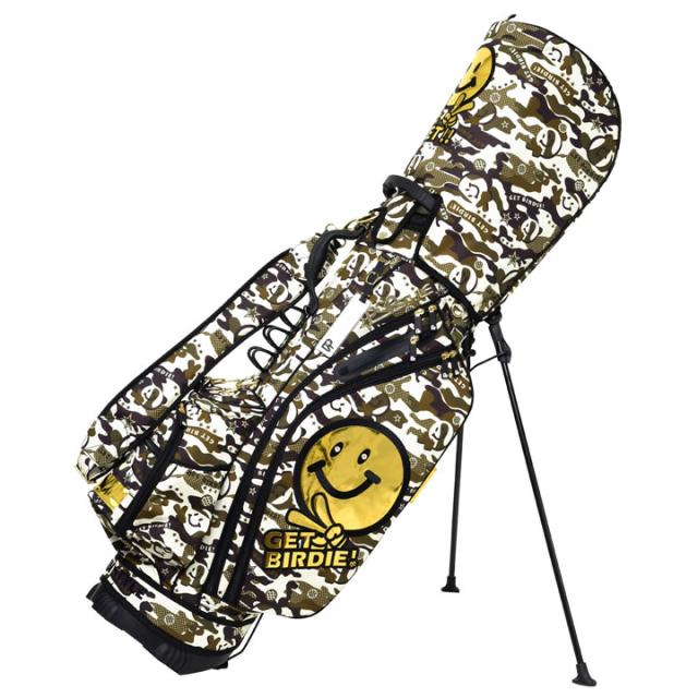 ウィンウィンスタイル CB-167 ゲットバーディカモ (カーキ) 軽量 スタンドバッグ GET BIRDIE! CAMO STAND BAG ゴルフキャディバッグ WINWIN STYLE_4