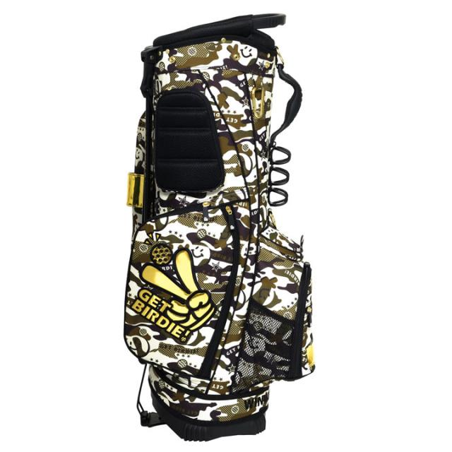 ウィンウィンスタイル CB-167 ゲットバーディカモ (カーキ) 軽量 スタンドバッグ GET BIRDIE! CAMO STAND BAG ゴルフキャディバッグ WINWIN STYLE_5