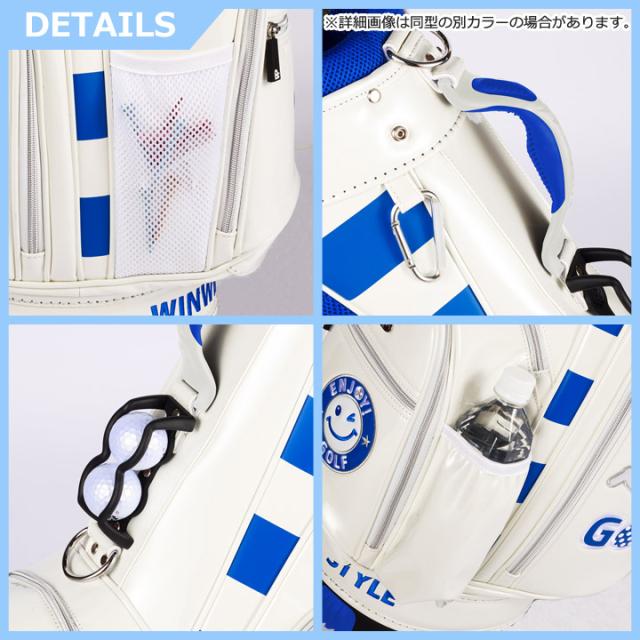 ウィンウィンスタイル CB-140 エンジョイ ゴルフ パール (イエロー) スタンドバッグ ENJOY GOLF PEARL STAND BAG ゴルフキャディバッグ WINWIN STYLE_8