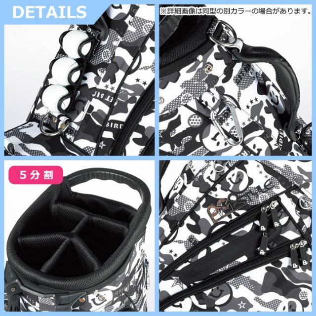 ウィンウィンスタイル CB-167 ゲットバーディカモ (カーキ) 軽量 スタンドバッグ GET BIRDIE! CAMO STAND BAG ゴルフキャディバッグ WINWIN STYLE_7