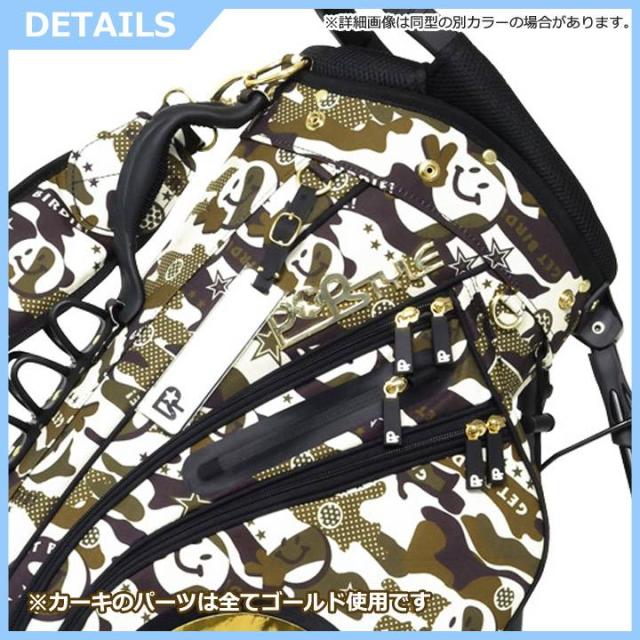 ウィンウィンスタイル CB-167 ゲットバーディカモ (カーキ) 軽量 スタンドバッグ GET BIRDIE! CAMO STAND BAG ゴルフキャディバッグ WINWIN STYLE_8