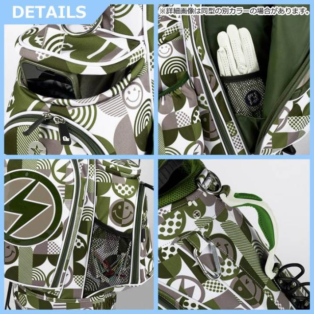 ウィンウィンスタイル CB-155 マルチアイコン (カーキ) 軽量 スタンドバッグ MULTI ICON STAND BAG ゴルフキャディバッグ WINWIN STYLE_6