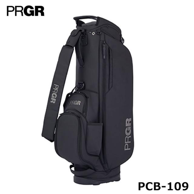 プロギア PCB-109 カジュアルモデル キャディバッグ ブラック 9.0型 2.8kg 47インチ対応 スタンドバッグ PRGR 20pの通販は 21,842円