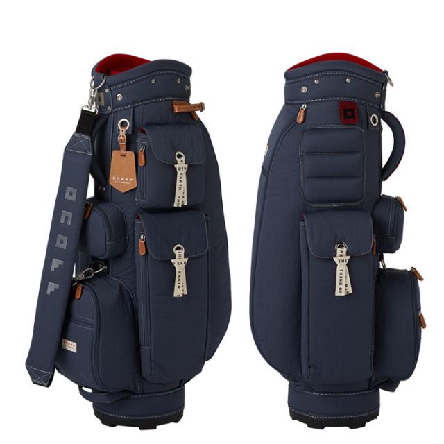 【レディース】オノフ OB0722  （ネイビー）カート型 キャディバッグ Caddie Bag 8.5型 2.5kg 46インチ対応 ONOFF 10p