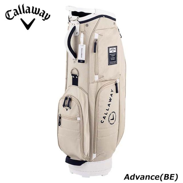 キャロウェイ アドバンス 25 JM キャディバッグ ベージュ(5125014) 9.5型 47インチ対応 Advance 25 JM Callaway 20p