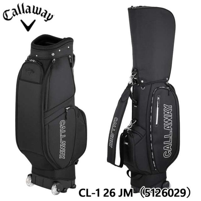 【2026モデル】キャロウェイ CL-1 26 JM キャディバッグ ブラック 5126029 カート型 47インチ対応 8.5型 Callaway　20p