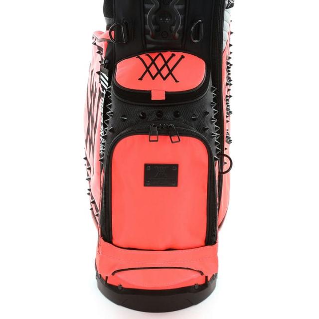 アニュー AGCUUSB85PIF 2カラーブラック＆ピンクスタンドバッグ（PINK） 4分割 キャディバッグ  ANEW Two Color Black Pink Stand Bag アニュー AGCUUSB85PIF 2カラーブラック＆ピンクスタンドバッグ（PINK