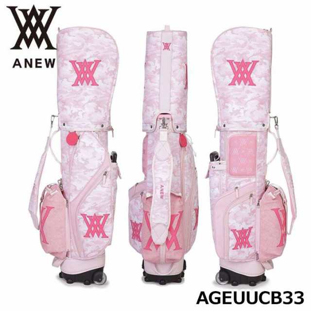 アニュー AGEUUCB33 ニューブロッサム キャスター付き キャディバッグ 4分割 キャディバッグ ANEW NEW BLOSSOM WHEELBAG ホイール付き