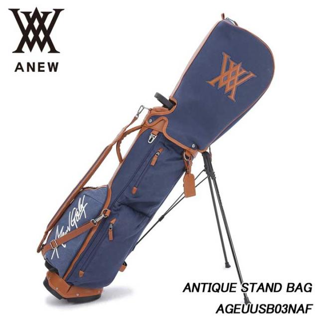 アニュー AGEUUSB03NAF アンティーク スタンドバッグ キャディバッグ 軽量 ANEW ANTIQUE STAND BAG