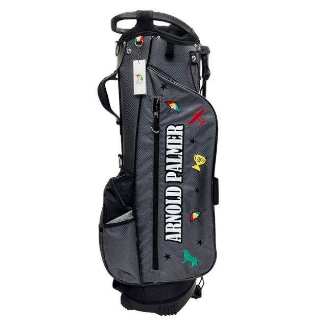 【新品】アーノルドパーマー APCB-27S キャディバッグ 9.0型 グレー Arnold Palmer アーノルドパーマー APCB-27S キャディバッグ