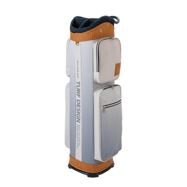 ターフデザイン TDCB-BD70 キャディバッグ ブルーグレー 9.5型 47インチ対応 2.6kg TURF DESIGN 朝日ゴルフ