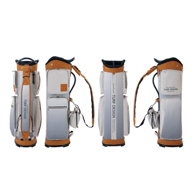 ターフデザイン TDCB-BD70 キャディバッグ ブルーグレー 9.5型 47インチ対応 2.6kg TURF DESIGN 朝日ゴルフ