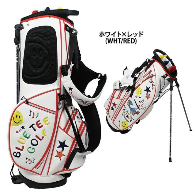 ブルーティーゴルフ CB-008 スマイル＆カート スタンド キャディバッグ 9型 3.2kg 46インチ BLUE TEE GOLF CB008 20p_1