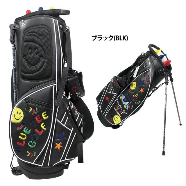 ブルーティーゴルフ CB-008 スマイル＆カート スタンド キャディバッグ 9型 3.2kg 46インチ BLUE TEE GOLF CB008 20p_3