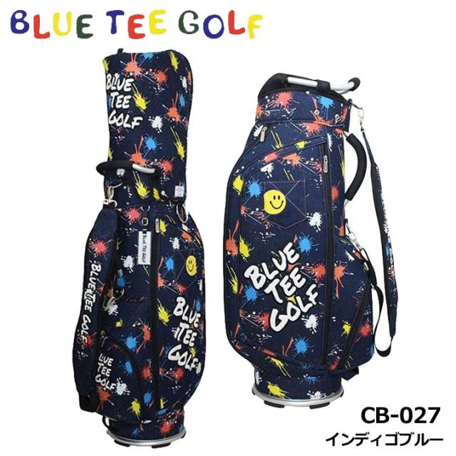 【2025モデル】ブルーティーゴルフ CB-027 デニムペイントキャディーバッグ インディゴブルー　9.0型 46インチ対応 6分割 約3.6kg BLUE TEE GOLF 20p