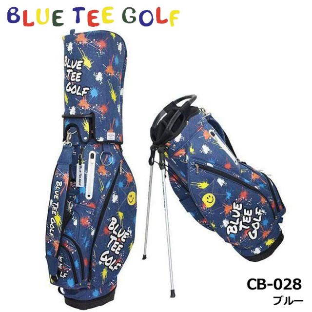 【2025モデル】ブルーティーゴルフ CB-028 デニムペイントスタンドバッグ ブルー　9.0型 46インチ対応 6分割 約3.4kg BLUE TEE GOLF 20p
