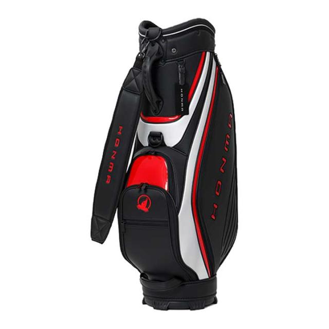 【2026モデル】本間ゴルフ CB12604 ブラック/レッド キャディバッグ　ホンマ BLACK/RED HONMA GOLF_1