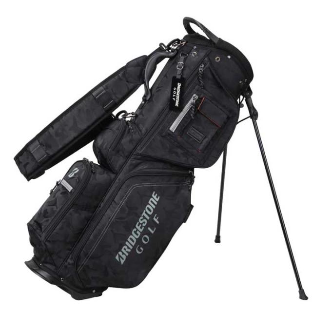 cbg222 ブリヂストン キャディバッグ 軽量ベーシックモデル （黒/赤