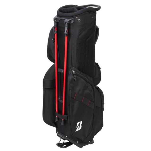 【2025モデル】 ブリヂストンゴルフ CB2525 ブラック 軽量 スタンドモデル キャディバッグ BK 9.0型 2.7kg  BRIDGESTONE GOLF 10p