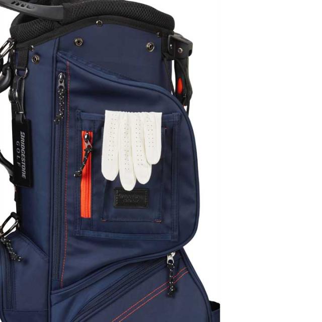 【2025モデル】 ブリヂストンゴルフ CB2525 ネイビー 軽量 スタンドモデル キャディバッグ NA 9.0型 2.7kg  BRIDGESTONE GOLF 10p