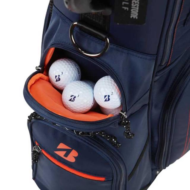 【2025モデル】 ブリヂストンゴルフ CB2525 ネイビー 軽量 スタンドモデル キャディバッグ NA 9.0型 2.7kg  BRIDGESTONE GOLF 10p