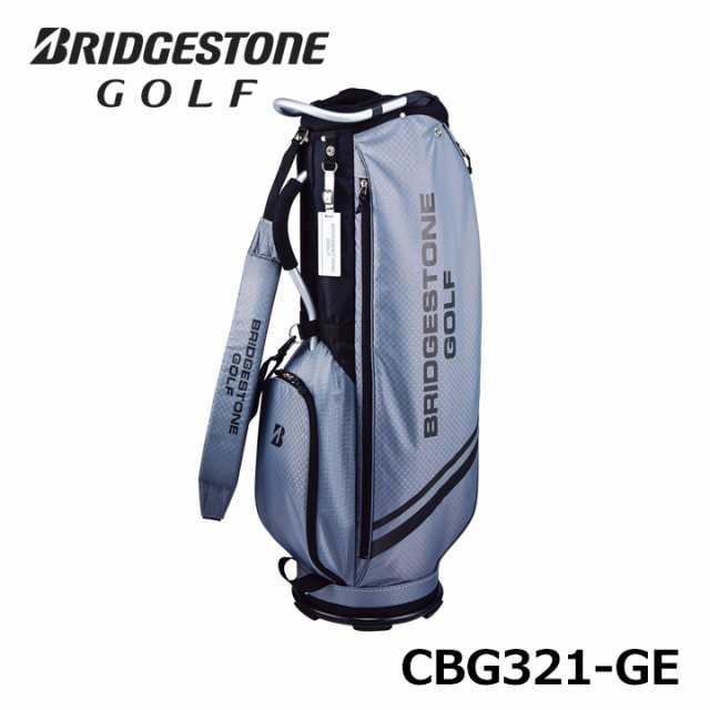 ブリヂストンゴルフ キャディバッグ 軽量アルミフレームモデル CBG321 GE グレー 9型 1.9kg 軽量 BRIDGESTONE GOLF 10p