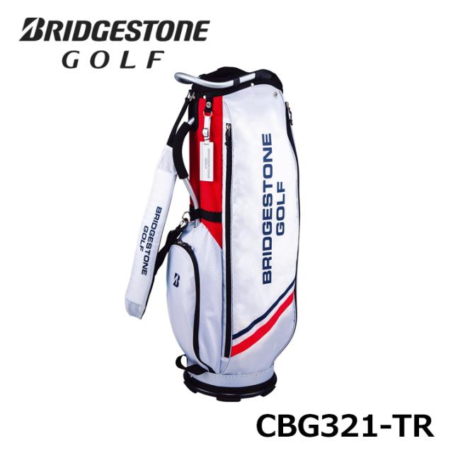 ブリヂストン ゴルフ キャディバッグ 軽量アルミフレームモデル CBG321 TR トリコロール  9型 1.9kg 軽量  BRIDGESTONE GOLF 10p