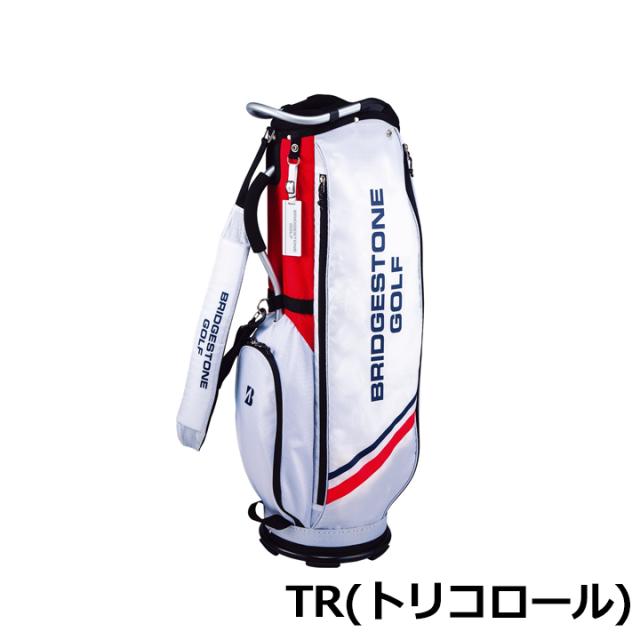 ブリヂストン ゴルフ キャディバッグ 軽量アルミフレームモデル CBG321 TR トリコロール  9型 1.9kg 軽量  BRIDGESTONE GOLF 10p