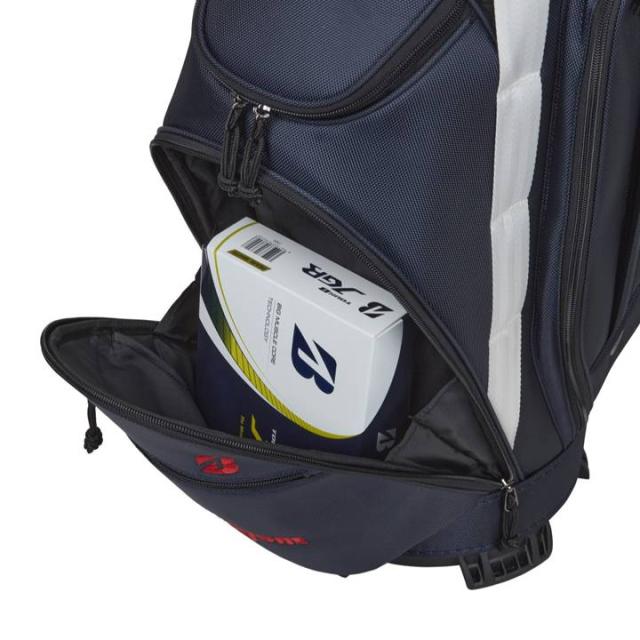☆ブリヂストン☆　「軽量アーバンカジュアルモデル」 キャディーバック ネイビー BRIDGESTONE GOLF ブリヂストンゴルフ CB2526 軽量 アーバン