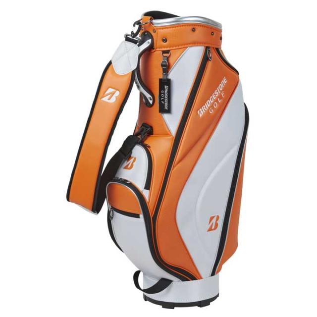 ブリヂストン ゴルフ キャディバッグ 軽量ベーシックモデル CBG422 OR オレンジ  9型 2.9kg 軽量  BRIDGESTONE GOLF 10p