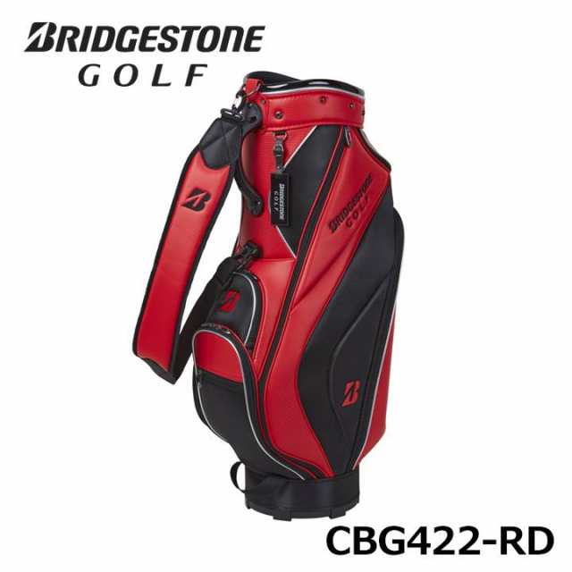 ブリヂストン ゴルフ キャディバッグ 軽量ベーシックモデル CBG422 RD 赤 9型 2.9kg 軽量 BRIDGESTONE GOLF 10pの通販は