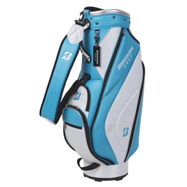 ブリヂストン ゴルフ キャディバッグ 軽量ベーシックモデル CBG422 TQ ターコイズ 9型 2.9kg 軽量  BRIDGESTONE GOLF 10p