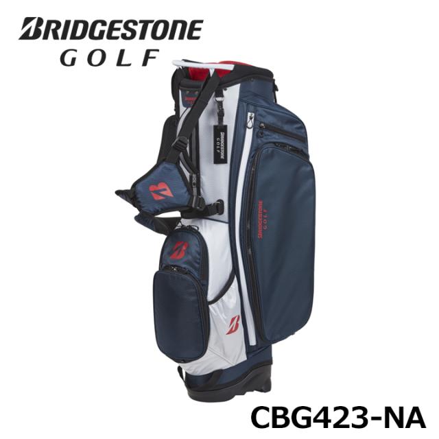 ブリヂストンゴルフ キャディバッグ 軽量スタンドモデル CBG423 NA 紺  9.5型 2.5kg 軽量  BRIDGESTONE GOLF 10pの通販は 24,750円